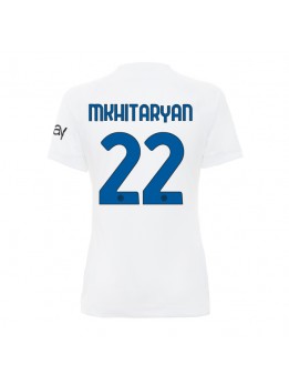 Inter Milan Henrikh Mkhitaryan #22 Auswärtstrikot für Frauen 2023-24 Kurzarm